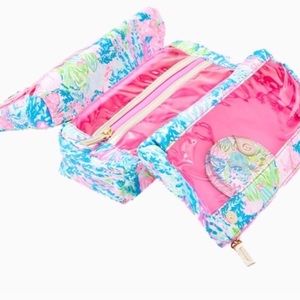 NWOT Lilly Pulitzer Fished My Wish Cosmetic Bag